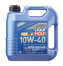 LIQUI MOLY 1916 LM Super Leichtlauf 10W-40 SN, A3B4 Масло моторное синт.(501.01, 505.00, 500.00, B712294, 229.1) 4л